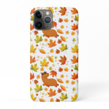Niedliches Capybara und Herbstleaves - Handy-Fall