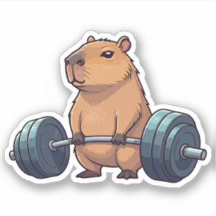 Niedliches Capybara Vinyl Stickers Aufkleber