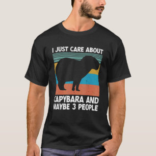 Niedliches Capybara Wassertierische Nagetiere Kapi T-Shirt