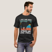 Niedliches Capybara Wassertierische Nagetiere Kapi T-Shirt (Vorne ganz)