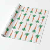 Niedliches Carrot Osterdesign Geschenkpapier (Ungerollt)