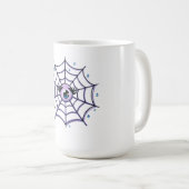 Niedliches Cartoon Auge im Funkelnd Web Kaffeetasse (VorderseiteRechts)