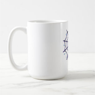 Niedliches Cartoon Auge im Funkelnd Web Kaffeetasse