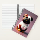 Niedliches Cartoon Dog-Notebook Notizblock (Innen)