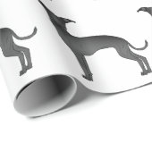 Niedliches Cartoon Dog Pattern Geschenkpapier (Rolleneckpunkt)