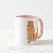 Niedliches Cartoon Dog Zitat Tasse (VorderseiteRechts)