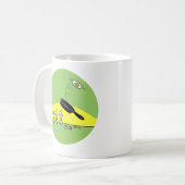 Niedliches Cartoon Ei Gymnastik Backflip Funny Fun Kaffeetasse (Vorderseite Links)