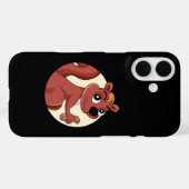 Niedliches Cartoon-Eichhörnchen mit Erdnuss Case-Mate iPhone Hülle (Rückseite (Horizontal))