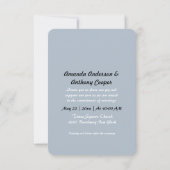 Niedliches Cartoon Einladung (Rückseite)