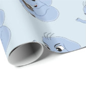 Niedliches Cartoon für Elefanten Geschenkpapier (Rolleneckpunkt)