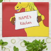 Niedliches Cartoon Geschirrtuch (Gefaltet)