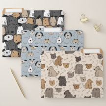 Niedliches Cartoon-Hunde-Muster