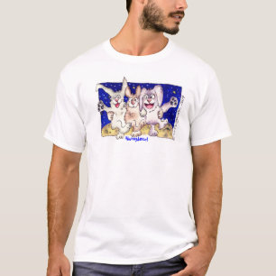 Niedliches Cartoon-Kaninchen-Mond-Häschen-Kleid T-Shirt