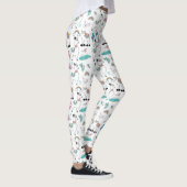 Niedliches Cartoon-Lama-Muster Leggings (Rechts)
