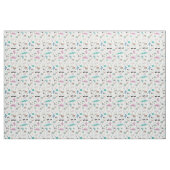 Niedliches Cartoon-Lama-Muster Stoff (Fat Quarter (45,7 x 55,9 cm))
