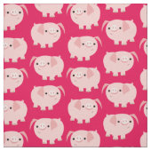 Niedliches Cartoon-Schwein-Gewebe Stoff (Muster)