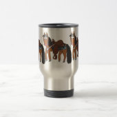 Niedliches Cartoon-Western-Pferd Reisebecher (Mittel)
