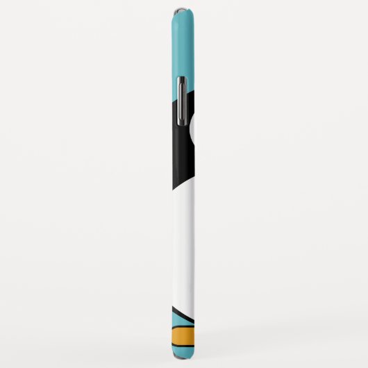 Niedliches CartoonPenguin Kawaii Zeichnen Case-Mate iPhone Hülle (Hinten/Rechts)