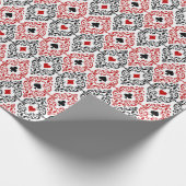 niedliches Casino oder Poker Party Geschenkpapier (Ecke)