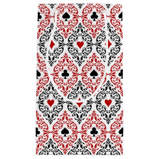 niedliches Casino oder Poker Party Kleine Geschenktüte (Vorderseite)