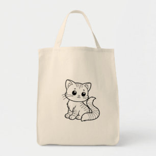 NIEDLICHES CAT ART-DESIGN TRAGETASCHE
