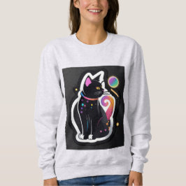 Niedliches Cat Christmas Shirt, Cat Mama Weihnacht Sweatshirt