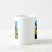 Niedliches Cat Cow Selfie-Geschenk Kaffeetasse (Mittel)