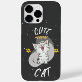 Niedliches CAT-Design Case-Mate iPhone 14 Pro Max Hülle