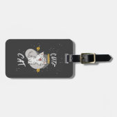 Niedliches CAT-Design Gepäckanhänger (Vorderseite horizontal)