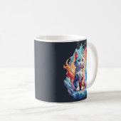 Niedliches Cat-Design Kaffeetasse (VorderseiteRechts)