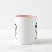 Niedliches Cat & Dog "Fur-Real Friends Forever"-De Tasse (Zentrum)