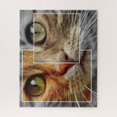 Niedliches Cat-Face-Collage-Puzzle Puzzle (Vertikal)