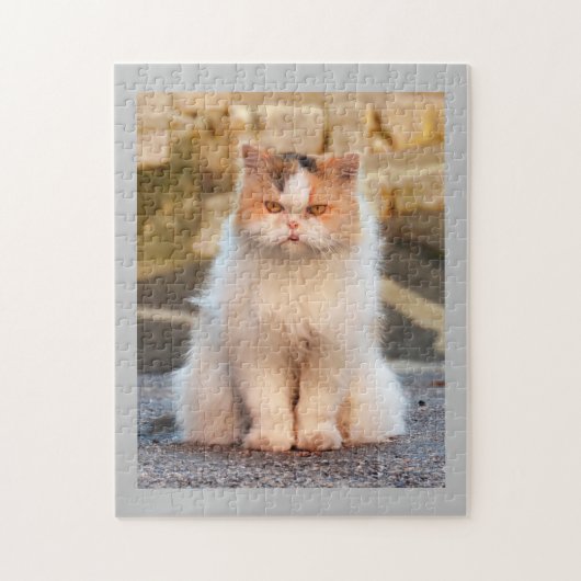 Niedliches Cat Foto Personalisiert Puzzle (Vertikal)