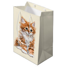 Niedliches Cat Gift Bag