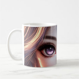 Niedliches Cat-Girl-Design Kaffeetasse