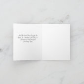 Niedliches Cat Happy Thanksgiving Dankeskarte (Innenseite)