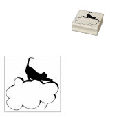 Niedliches Cat Journal Gummistempel (Stempel)