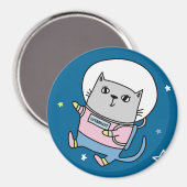 Niedliches Cat-Magnet Magnet (Vorderseite/Rückseite)