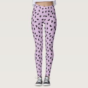 NIEDLICHES Cat Muster mit veränderbarer Hintergrun Leggings