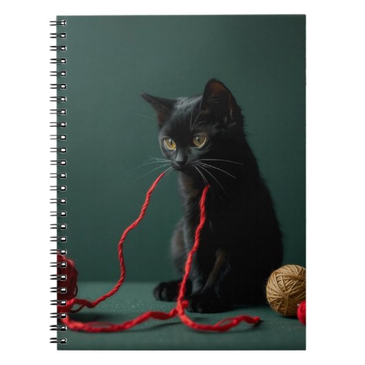 Niedliches Cat-Notebook - Ideal für Katzenliebhabe Notizblock (Vorderseite)