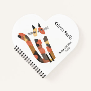 Niedliches Cat-Notebook - Personalisiertes Journal Notizblock
