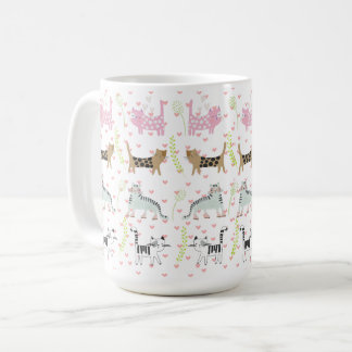 Niedliches Cat Pattern #4 Kaffeemaschine Tasse
