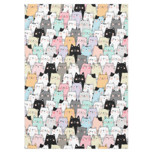 Niedliches Cat Pattern Tableclout Tischdecke