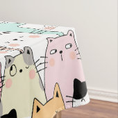 Niedliches Cat Pattern Tableclout Tischdecke (Beispiel)