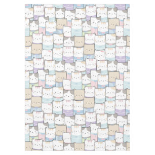 Niedliches Cat Pattern Tableclout Tischdecke