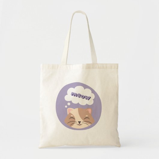 Niedliches Cat Pattern Tote Bag Tragetasche (Vorne)