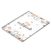 Niedliches Cat Paws-Notebook Notizblock (Linke Seite)