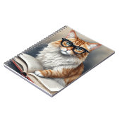 Niedliches Cat Personal Reading Log Journal Notizblock (Linke Seite)