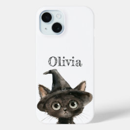 Niedliches Cat Personalisiert Halloween Phone Case