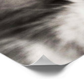 Niedliches Cat Portrait Poster (Ecke)